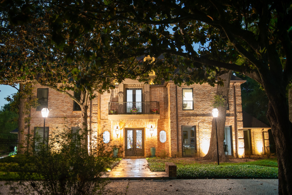 exterior lights at a house